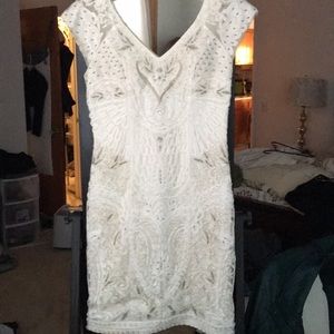 Sue Wong embroidered beaded cocktail dress